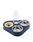 3in1 Pet Food Bowl with Automatic Drinking Feeder