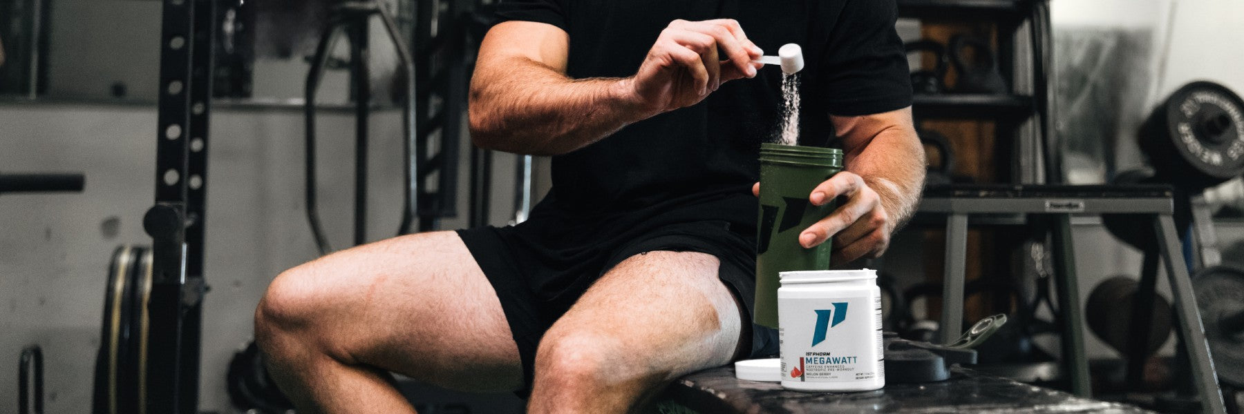 Pre-workout training banner
